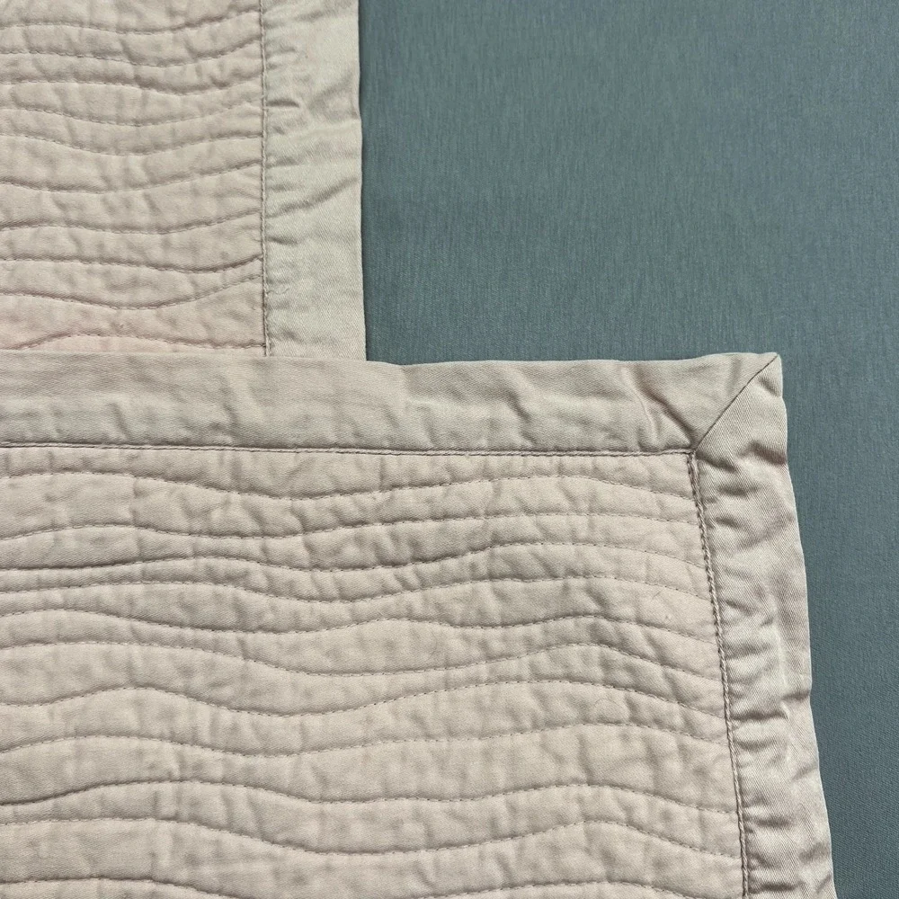 Set of 2 Style & Co. Home Standard Pillow Shams Pink Crinkle Texture (20